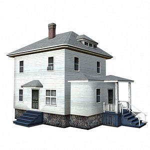 Farm House Low-poly Free