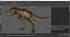 Animierter Tyrannosaurus Rex Roaring Rigged für Maya