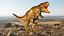 Animierter Tyrannosaurus Rex Roaring Rigged für Maya