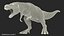 Animierter Tyrannosaurus Rex Roaring Rigged für Maya