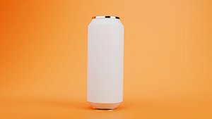 3D Classic Soda Can 3D Model