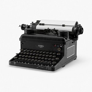 vintage royal typewriter max