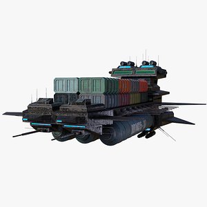 3D Freighter - Arion Class cargo Vessel model