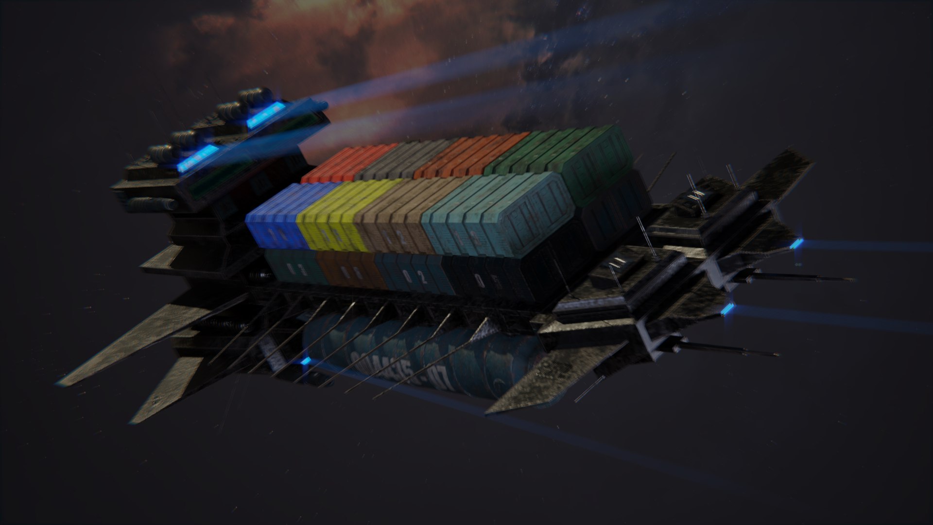 3D Freighter - Arion Class Cargo Vessel Model - TurboSquid 1805636