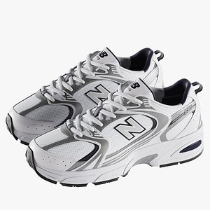 3D New Balance 530 02 model