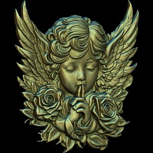 ANGELS SILENCE 3D MODEL PRINT model