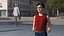 Pose debout de style d'été de personnage masculin nain