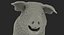 Posa in piedi Landrace Pig Piglet