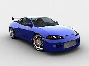 3d model mitsubishi eclipse