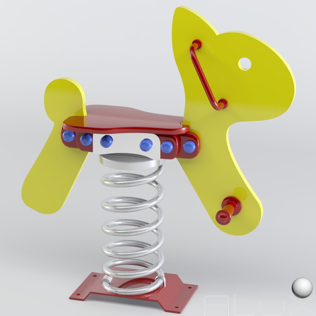 3d swing rabbit model