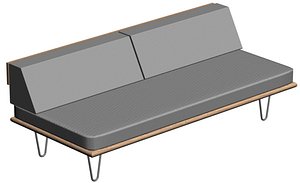 3d model case study day bed