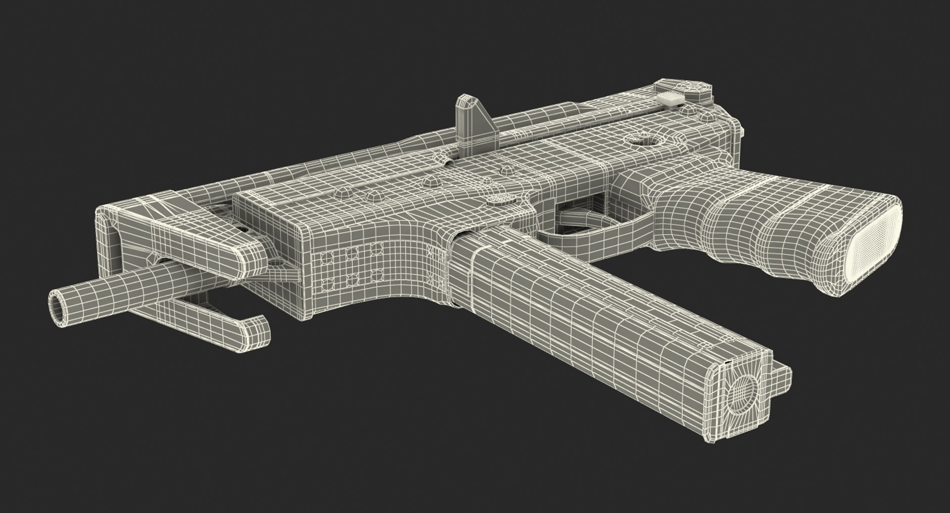 Submachine Gun Pp-91 Kedr 3D Model - TurboSquid 1163843