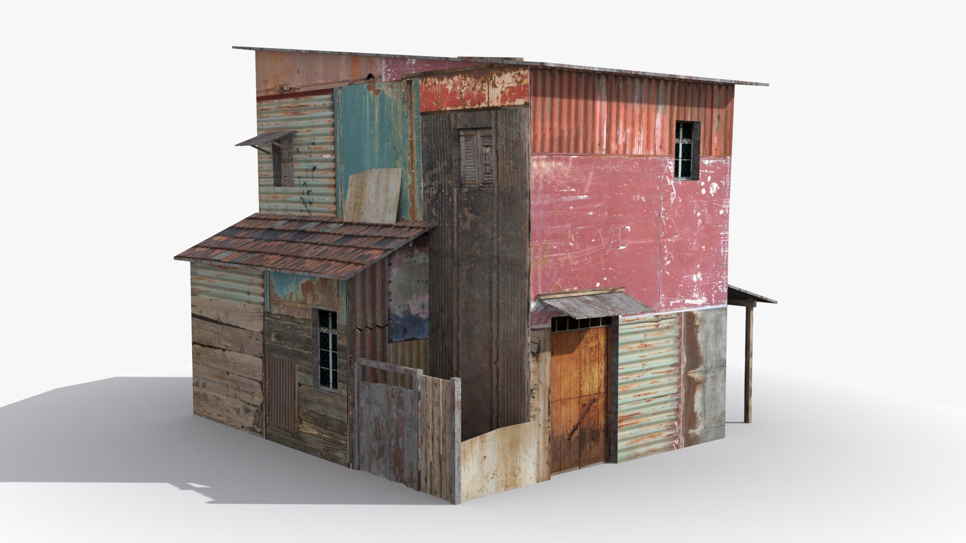 3D Slum X20 Model - TurboSquid 2009592