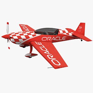 monoplane extra300l oracle rigged 3d model