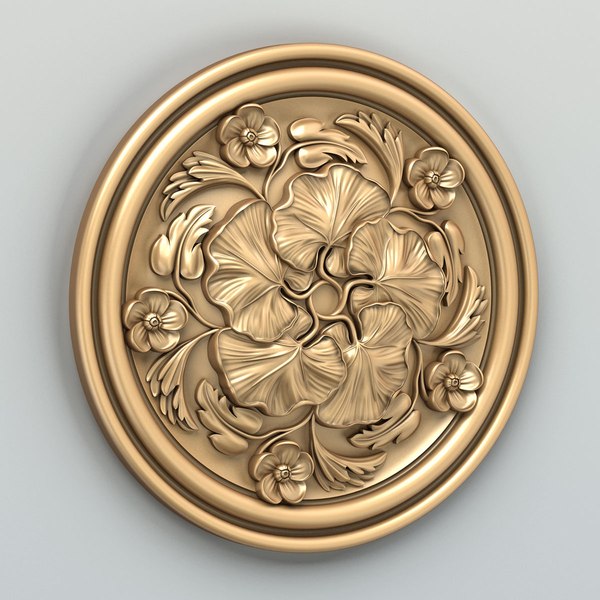 modelo 3d Round Rosette 044 - TurboSquid 1949306