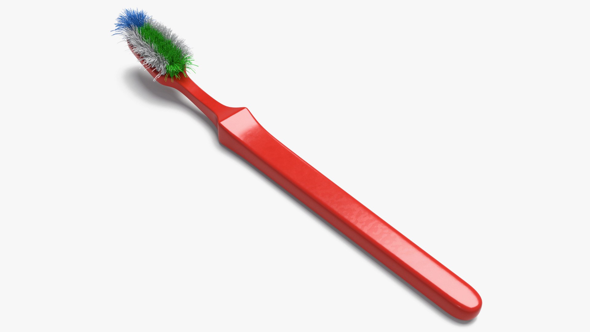 Used Toothbrush 3D model preview