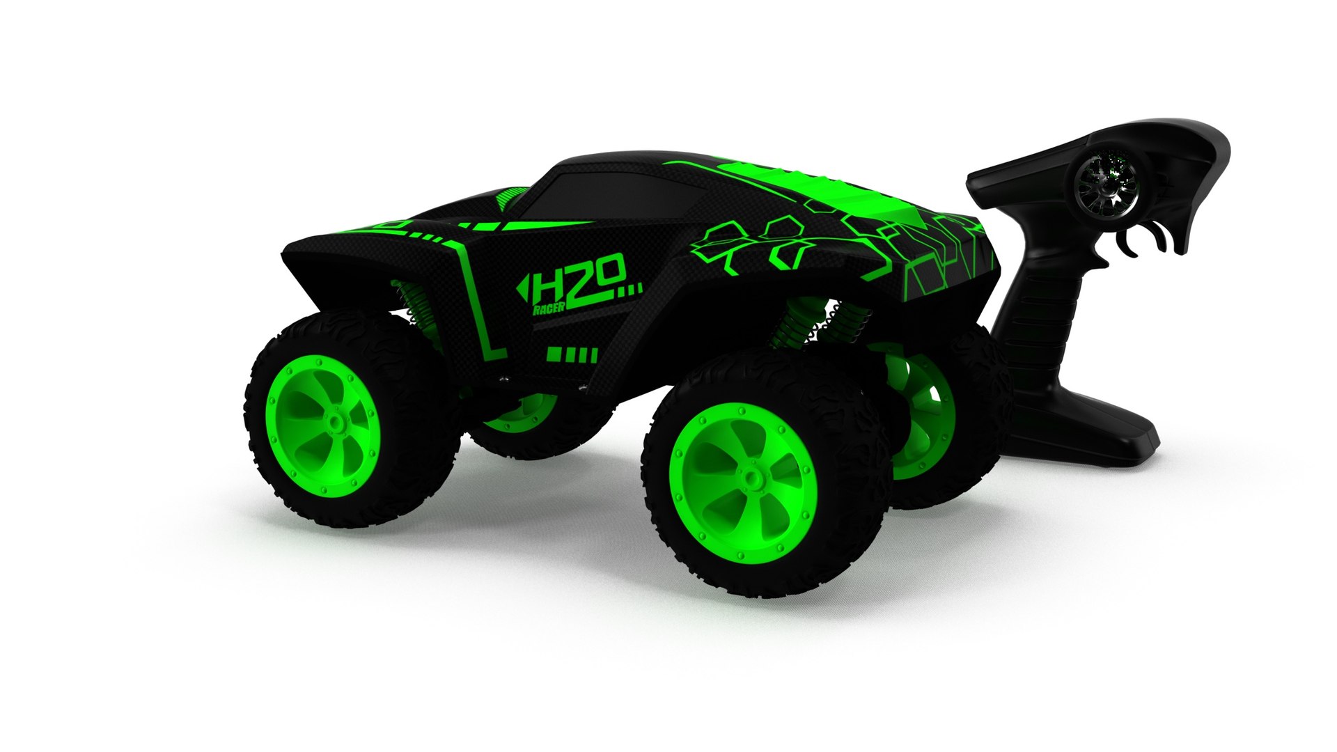 RC ToyC Car With Control System 3D Model TurboSquid 1786488