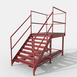 Industrial Stairs model