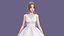 Cartoon Bride Blender Rigged