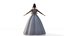 Cartoon Bride Blender Rigged
