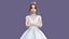 Cartoon Bride Blender Rigged