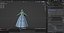 Cartoon Bride Blender Rigged