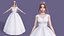 Cartoon Bride Blender Rigged