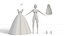 Cartoon Bride Blender Rigged