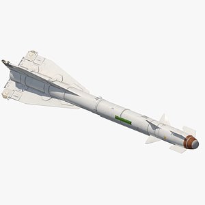 3d max soviet r-60 missile fighter