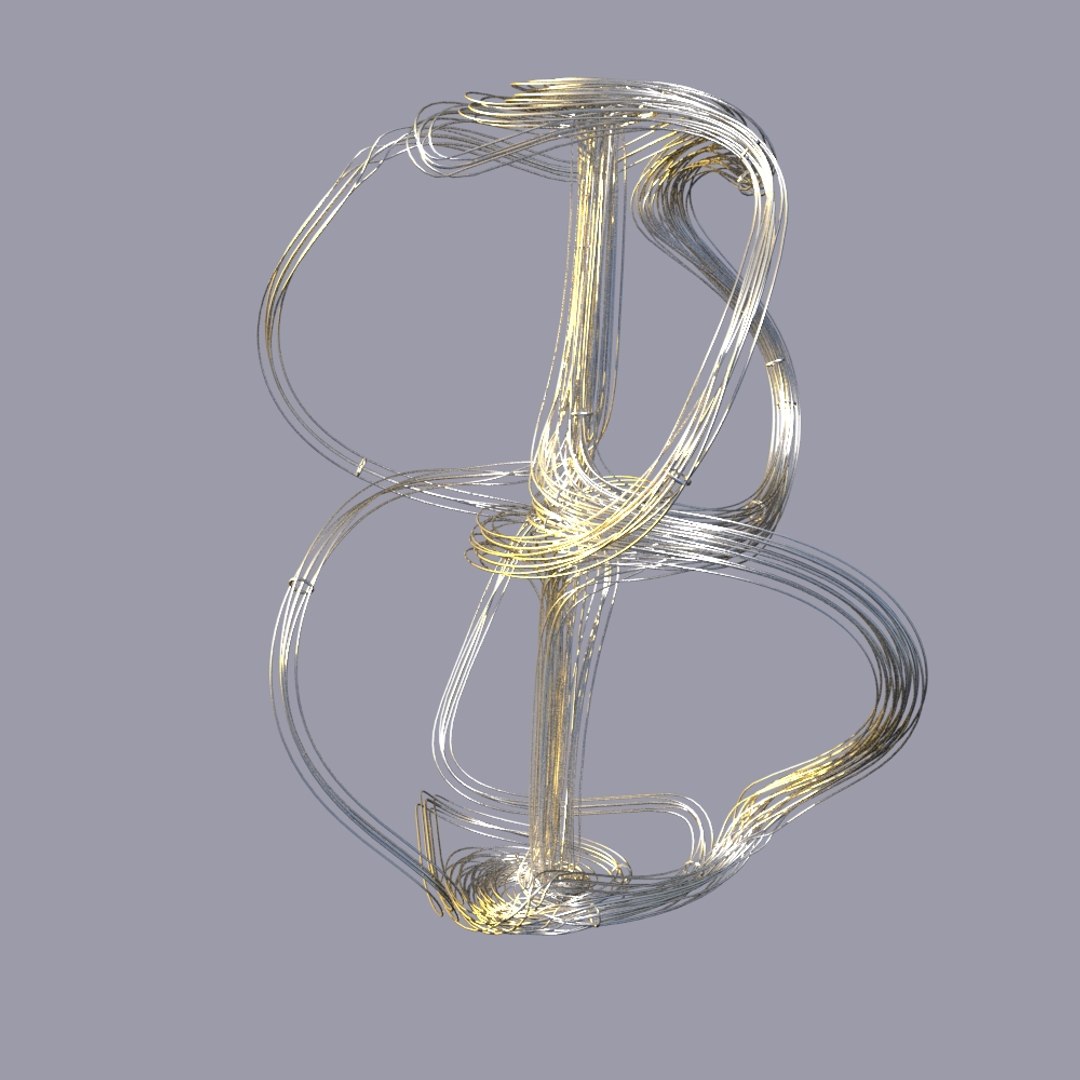 3D Thomas Strange Attractor Model - TurboSquid 1289664