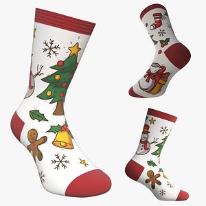 Christmas sock 3D model