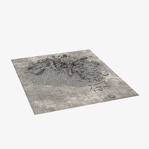 3D concrete debris