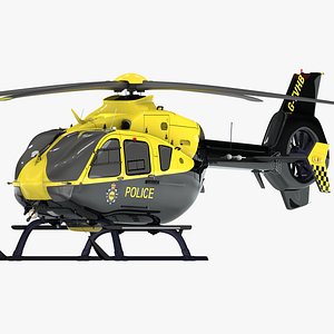 3D model Eurocopter EC-135 UK POLICE Aviation Bristol L1931