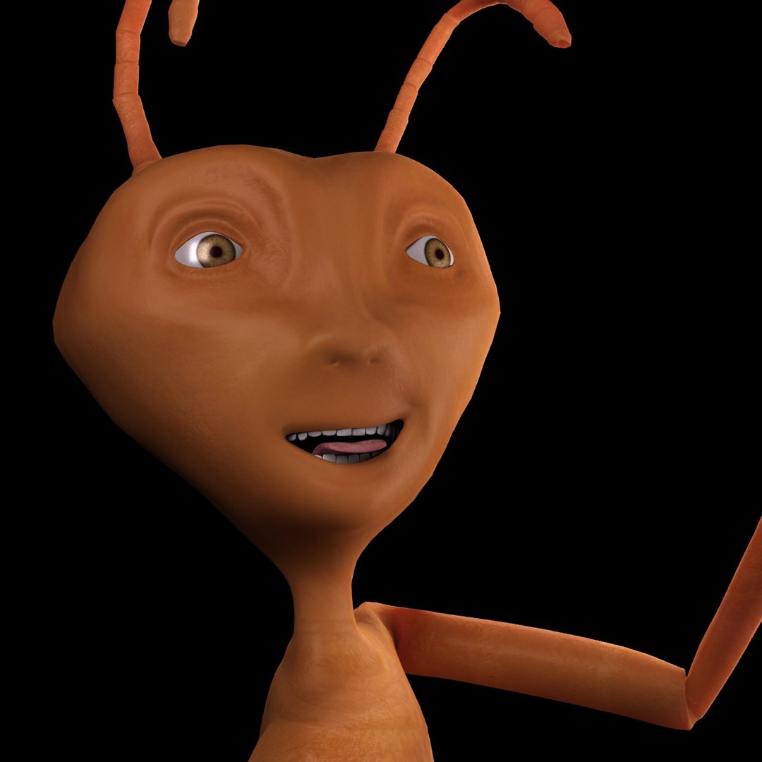 Free 3D Ant Character Cartoon Model - TurboSquid 1446936