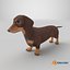 Dachshund Low Poly - Game Ready