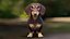 Dachshund Low Poly - Game Ready