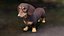 Dachshund Low Poly - Game Ready