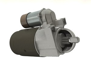 starter motor 3d max