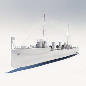 Ship Novik Russian Empire protected cruiser