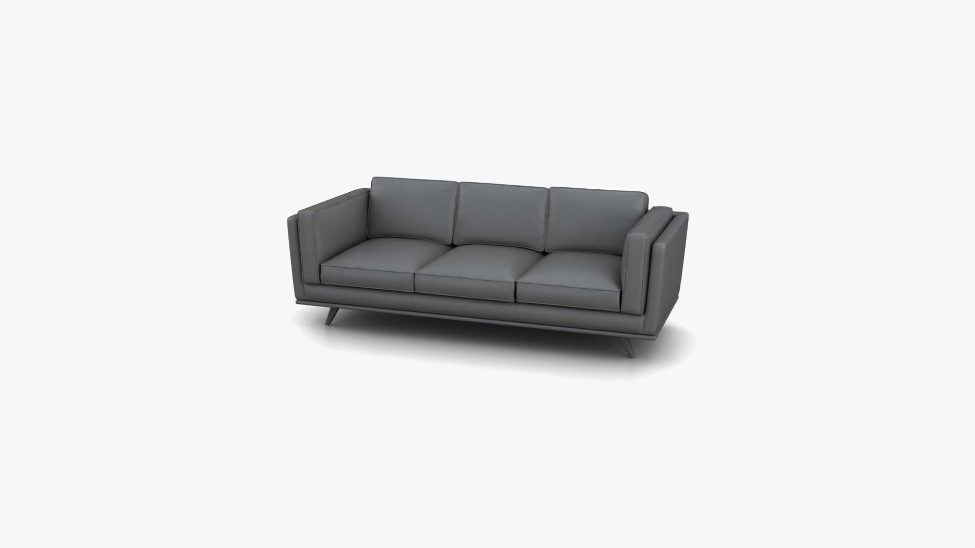 3D model West Elm Zander Sofa TurboSquid 2027591