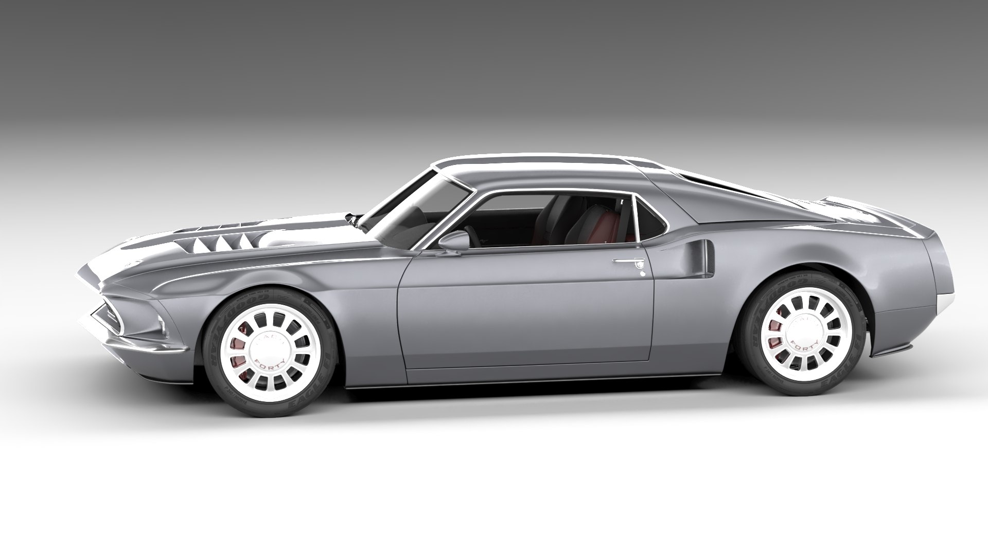 Mustang Mach 40 3D Model - TurboSquid 2313372