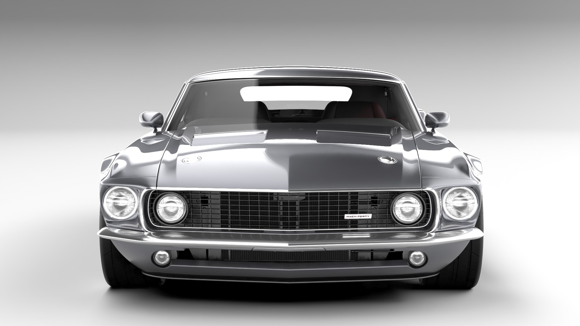 Mustang Mach 40 3D Model - TurboSquid 2313372