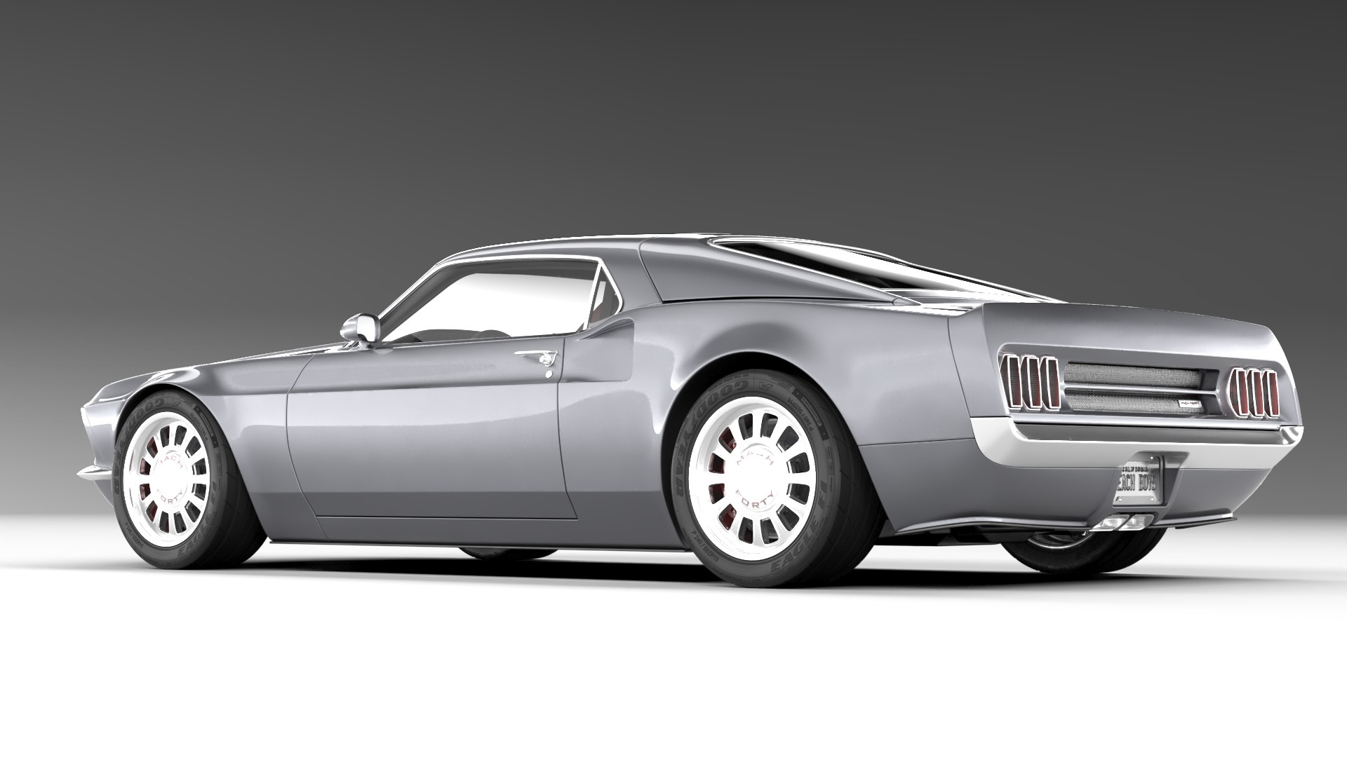 Mustang Mach 40 3D Model - TurboSquid 2313372
