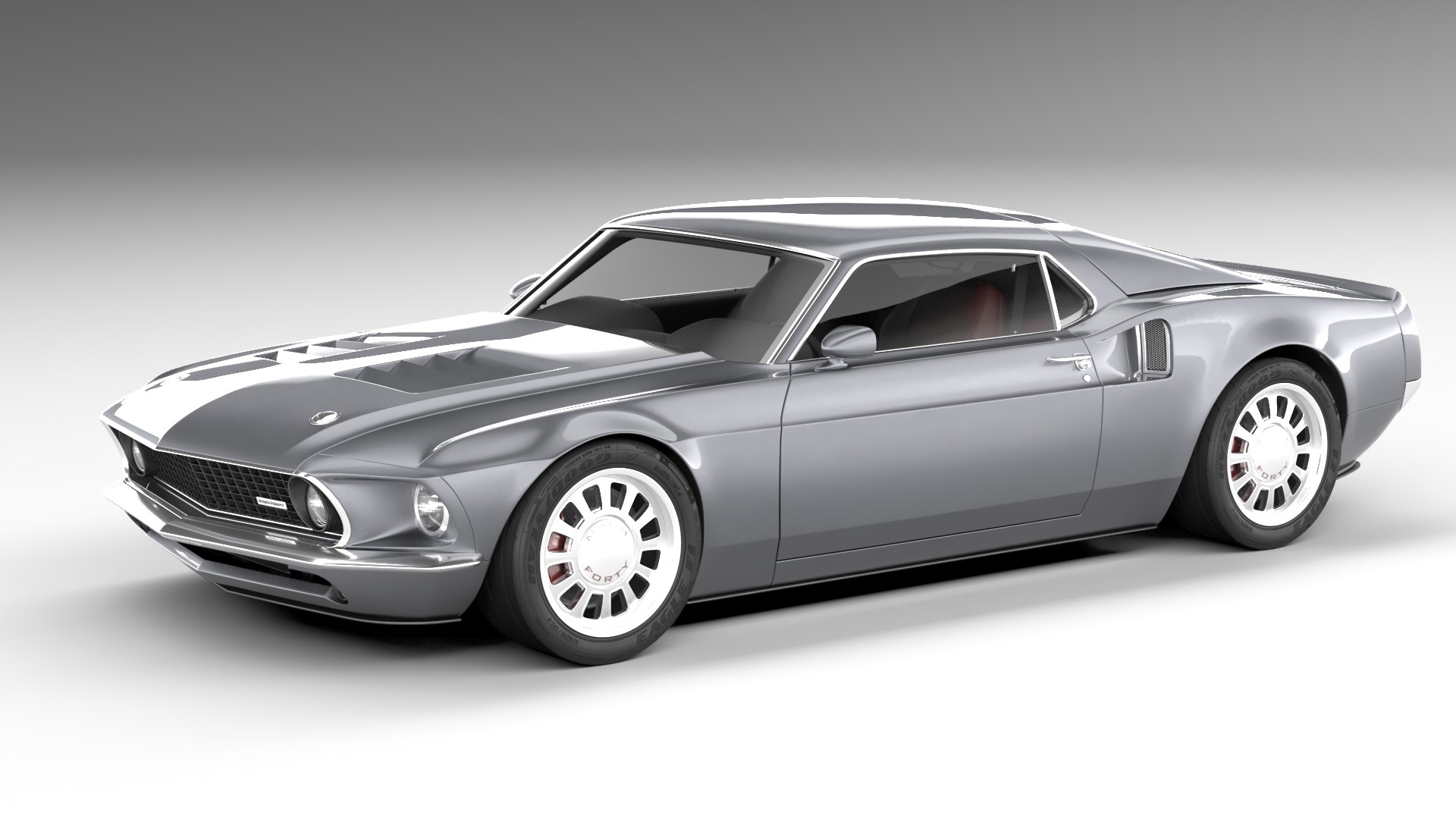 Mustang Mach 40 3D Model - TurboSquid 2313372