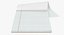 Blank White Writing Pad
