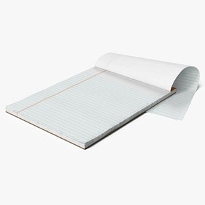 Blank White Writing Pad
