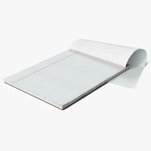 Blank White Writing Pad