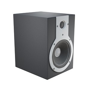 studio monitor 3D model