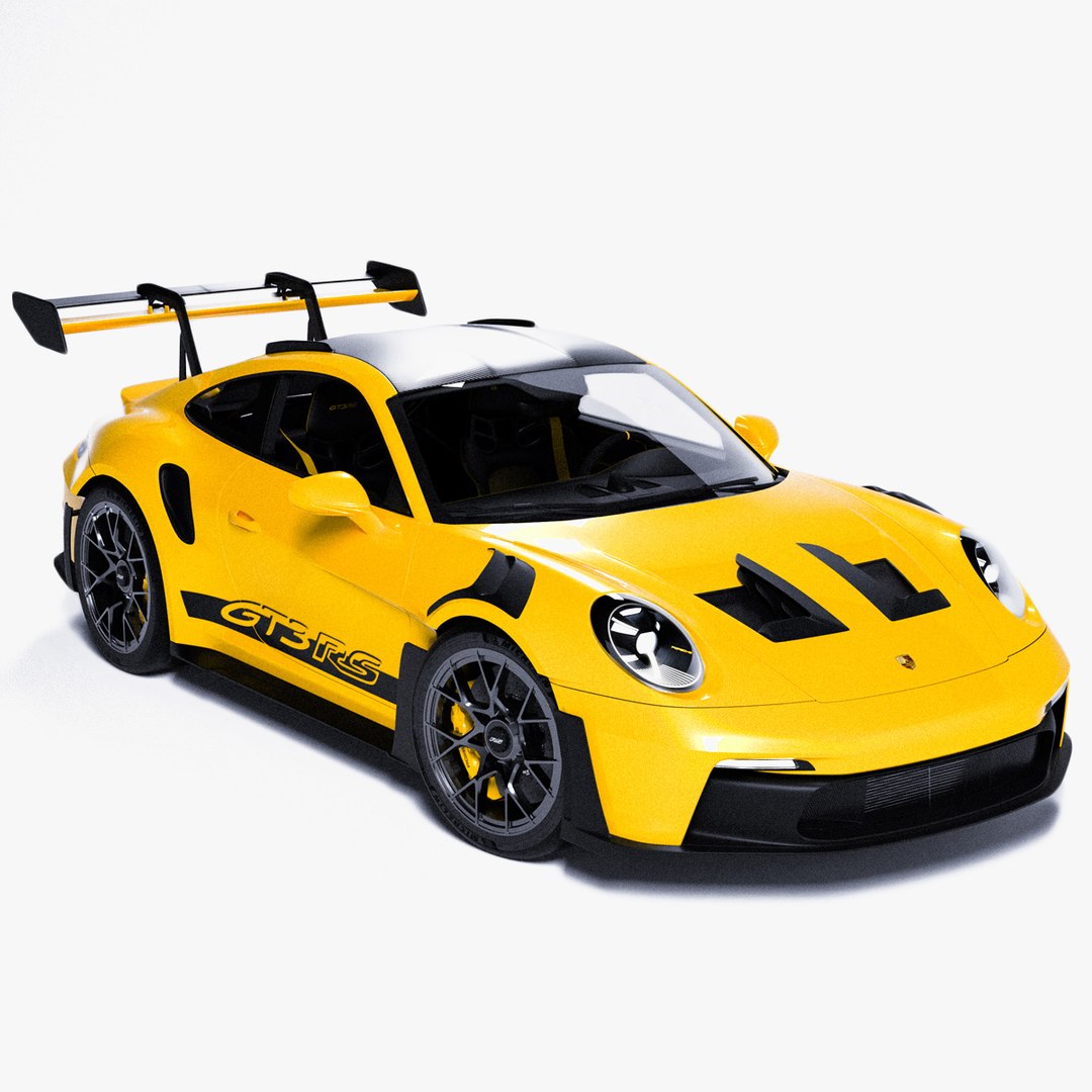 3D Porsche 992 GT3 RS model TurboSquid 2066919