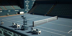 Tennis court hard